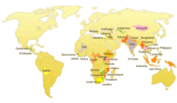 world vision map 